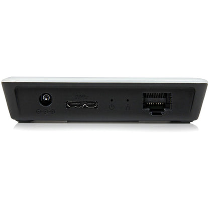 Adaptateur réseau StarTech.com USB 3.0 vers Gigabit Ethernet NIC avec hub 3 ports - Blanc ST3300U3S