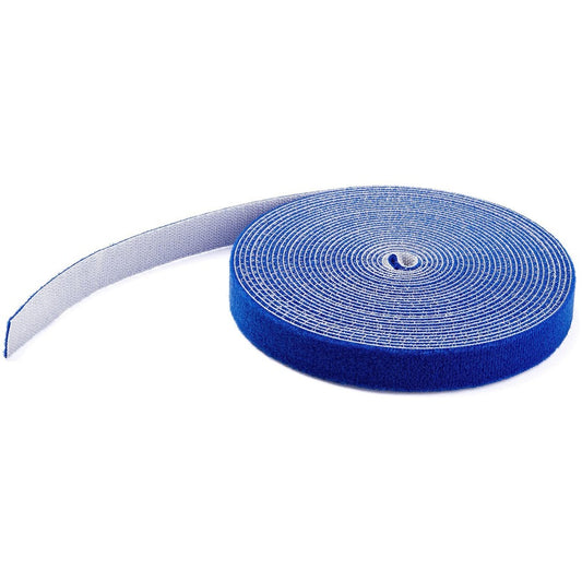 StarTech.com Rouleau de 30,5 m de bande auto-agrippante - Bleu - Gestion des câbles (HKLP100BL) HKLP100BL