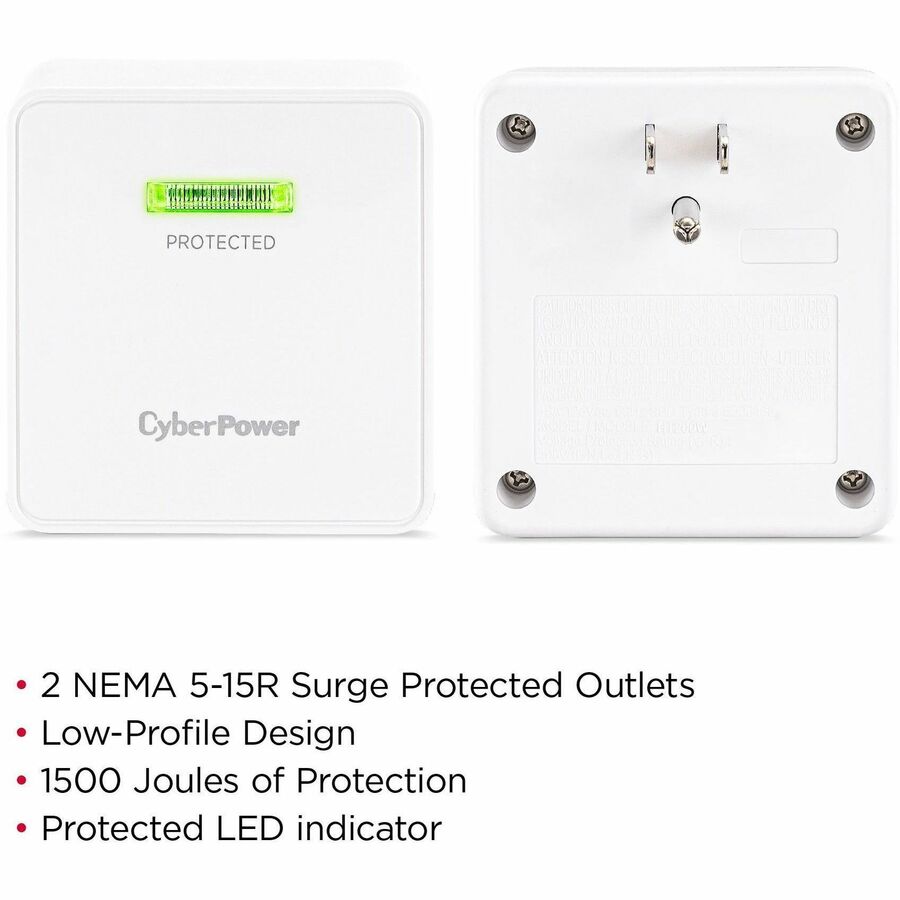 CyberPower HT200W Home Office 2 - Surtension avec 1500 J HT200W