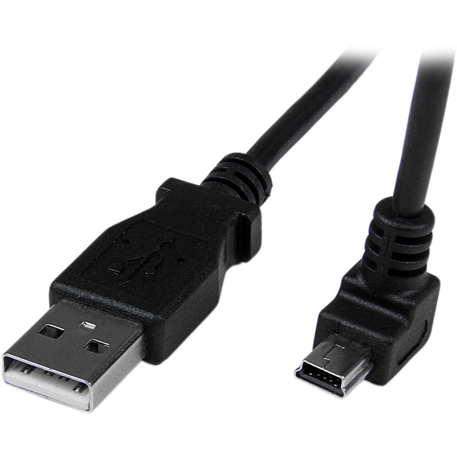 Câble mini USB StarTech.com de 2 m - A vers Mini B coudé vers le bas USBAMB2MD