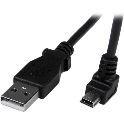 Câble mini USB StarTech.com de 2 m - A vers Mini B coudé vers le bas USBAMB2MD