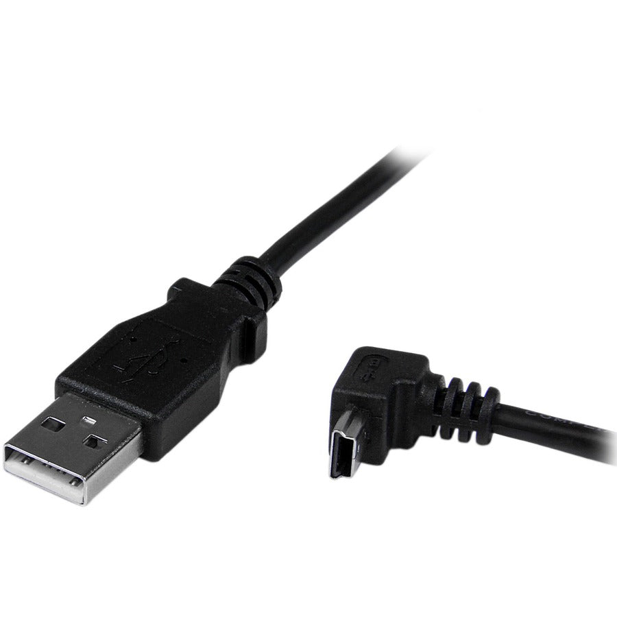 Câble mini USB StarTech.com de 2 m - A vers Mini B coudé vers le bas USBAMB2MD
