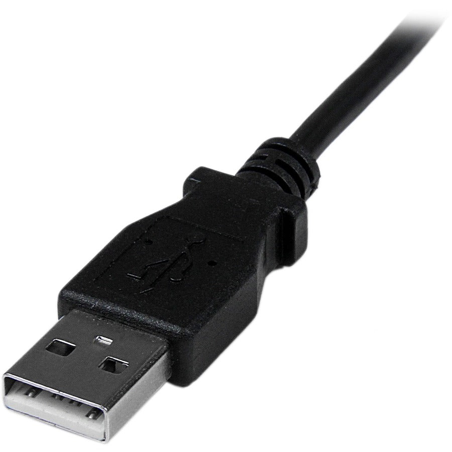 Câble mini USB StarTech.com de 2 m - A vers Mini B coudé vers le bas USBAMB2MD