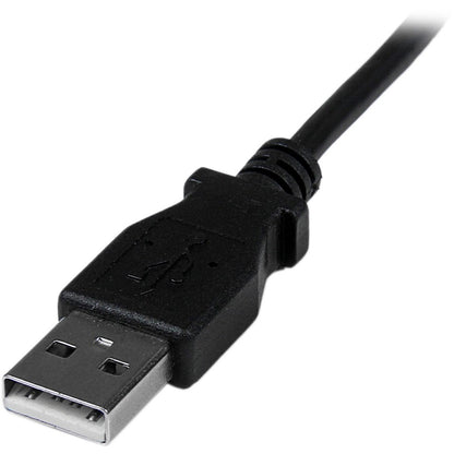 Câble mini USB StarTech.com de 2 m - A vers Mini B coudé vers le bas USBAMB2MD