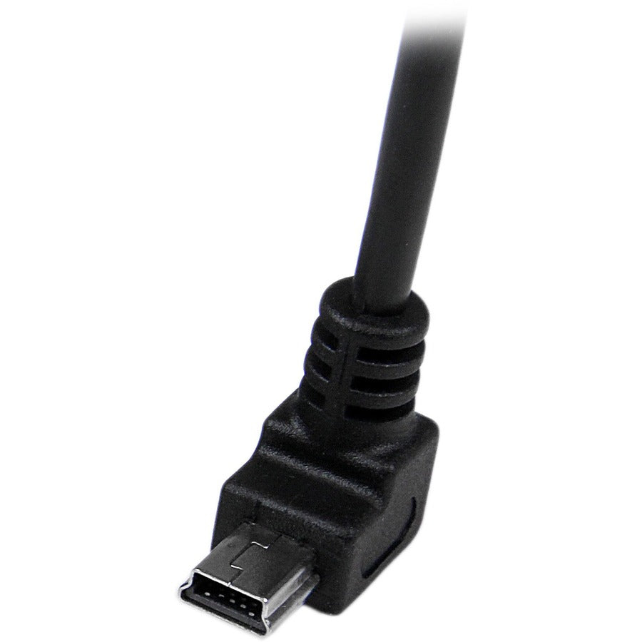 Câble mini USB StarTech.com de 2 m - A vers Mini B coudé vers le bas USBAMB2MD