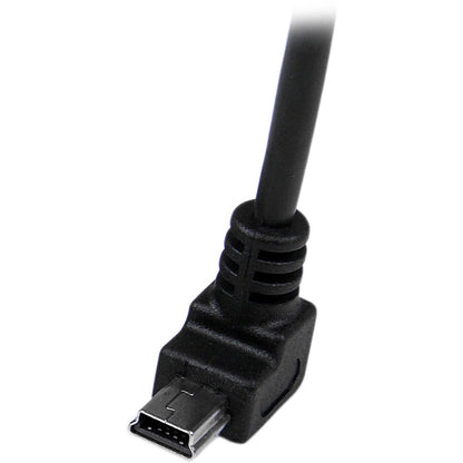 Câble mini USB StarTech.com de 2 m - A vers Mini B coudé vers le bas USBAMB2MD