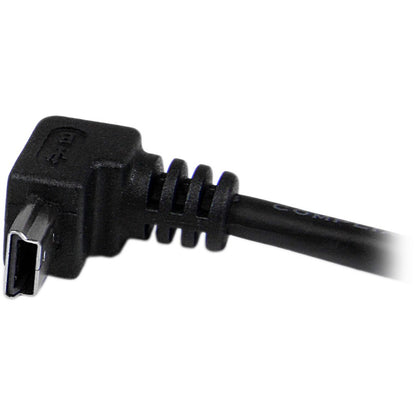 Câble mini USB StarTech.com de 2 m - A vers Mini B coudé vers le bas USBAMB2MD
