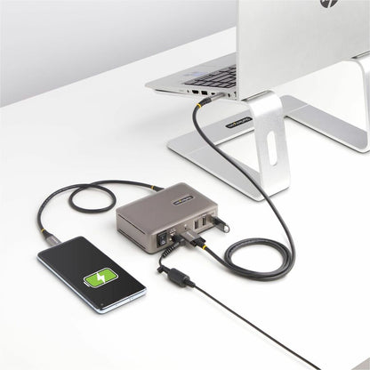 StarTech.com Hub USB-C 10 ports, 8 x USB-A + 2 x USB-C, auto-alimenté avec alimentation 65 W, USB 3.1 10 Gbit/s Hub USB pour ordinateur de bureau/portable avec charge 10G8A2CS-USB-C-HUB