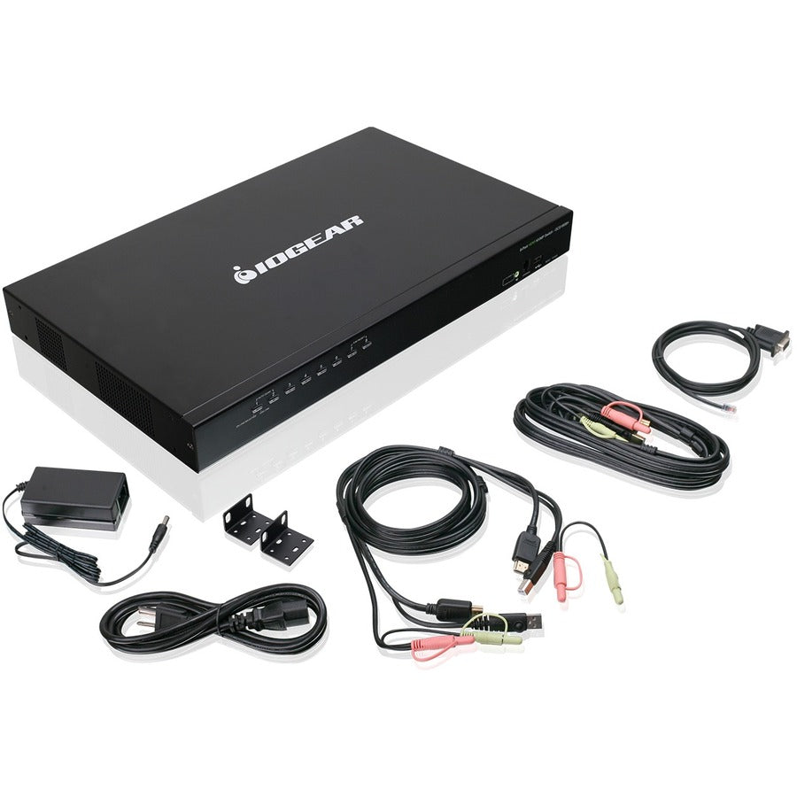 Commutateur KVM USB HDMI 8 ports IOGEAR avec audio (conforme TAA) GCS1808H