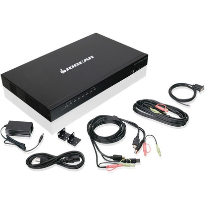 Commutateur KVM USB HDMI 8 ports IOGEAR avec audio (conforme TAA) GCS1808H