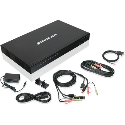 Commutateur KVM USB HDMI 8 ports IOGEAR avec audio (conforme TAA) GCS1808H
