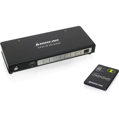 Commutateur 4 ports IOGEAR True 4K avec connexion HDMI GHSW8441