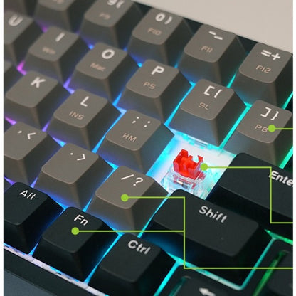 Clavier USB/sans fil IOGEAR MECHLITE NANO GKB610R