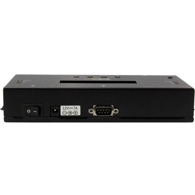 StarTech.com Duplicateur et effaceur de disque dur autonome 1:1, cloneur/copieur de disque dur/SSD SAS/SATA et effaceur/désinfecteur/nettoyeur de disque, sans outil SATSASDUPE11