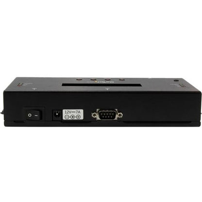 StarTech.com Duplicateur et effaceur de disque dur autonome 1:1, cloneur/copieur de disque dur/SSD SAS/SATA et effaceur/désinfecteur/nettoyeur de disque, sans outil SATSASDUPE11