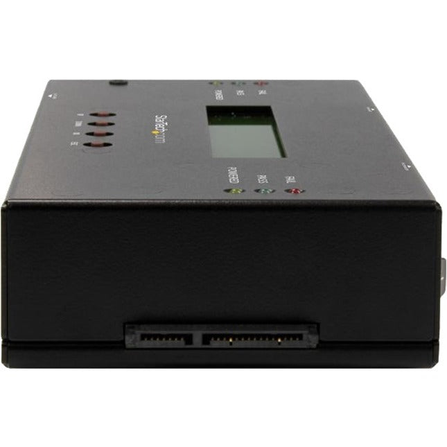 StarTech.com Duplicateur et effaceur de disque dur autonome 1:1, cloneur/copieur de disque dur/SSD SAS/SATA et effaceur/désinfecteur/nettoyeur de disque, sans outil SATSASDUPE11