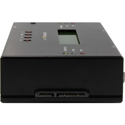 StarTech.com Duplicateur et effaceur de disque dur autonome 1:1, cloneur/copieur de disque dur/SSD SAS/SATA et effaceur/désinfecteur/nettoyeur de disque, sans outil SATSASDUPE11
