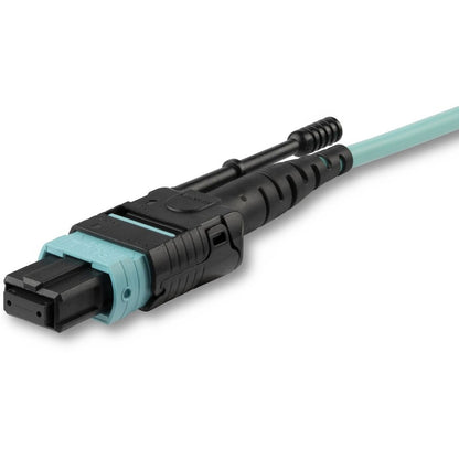 Câble à fibre optique multimode MTP(F)/PC OM3 de 1 m (3 pi), OFNP Plenum, 50/125 µm, 40G, faible perte d'insertion, cordon de raccordement à fibre optique MPO12PL1M