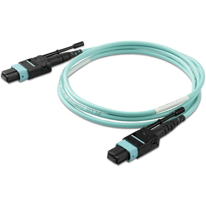 Câble à fibre optique multimode MTP(F)/PC OM3 de 1 m (3 pi), OFNP Plenum, 50/125 µm, 40G, faible perte d'insertion, cordon de raccordement à fibre optique MPO12PL1M
