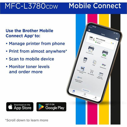Brother MFC-L3780CDW Wired & Wireless Laser Multifunction Printer - Color MFC-L3780CDW