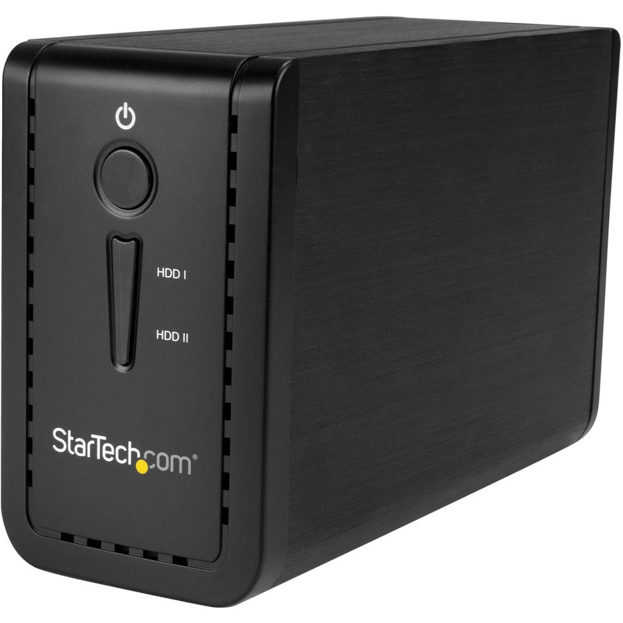Boîtier pour disque dur 3,5" à 2 baies avec RAID - USB 3.1 - SATA (6 Gbit/s) - Boîtier pour disque dur externe double 3,5" HDD/SSD/SSHD - USB-C et USB-A S352BU313R