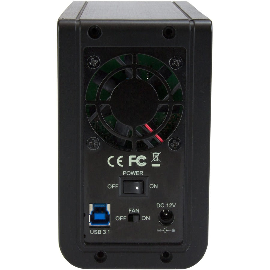 Boîtier pour disque dur 3,5" à 2 baies avec RAID - USB 3.1 - SATA (6 Gbit/s) - Boîtier pour disque dur externe double 3,5" HDD/SSD/SSHD - USB-C et USB-A S352BU313R