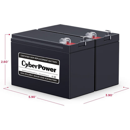 CyberPower RB1270X2C Replacement Battery Cartridge RB1270X2C