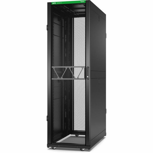 Rack serveur APC by Schneider Electric NetShelter SX Gen 2, 42U, 1991H x 600L x 1200P mm, avec côtés, noir AR3300B2