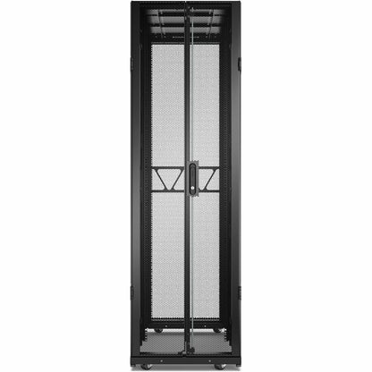Rack serveur APC by Schneider Electric NetShelter SX Gen 2, 42U, 1991H x 600L x 1200P mm, avec côtés, noir AR3300B2