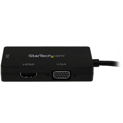 Adaptateur Mini DisplayPort StarTech.com - 3 en 1 - 1080p - Adaptateur d'écran - Mini DP vers HDMI / VGA / DVI Adaptateur Hub MDP2VGDVHD