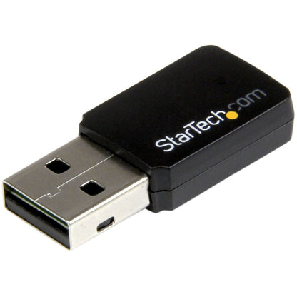 Adaptateur réseau sans fil AC double bande mini USB 2.0 AC600 de StarTech.com - Adaptateur WiFi 1T1R 802.11ac USB433WACDB