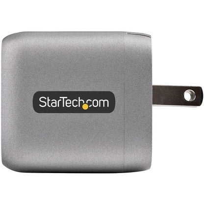 Chargeur mural USB-C 30 W de StarTech.com, chargeur portable GaN avec charge rapide USB Power Delivery, certifié USB-IF, câble de 1,8 m, chargeur USB-C WCH1C30