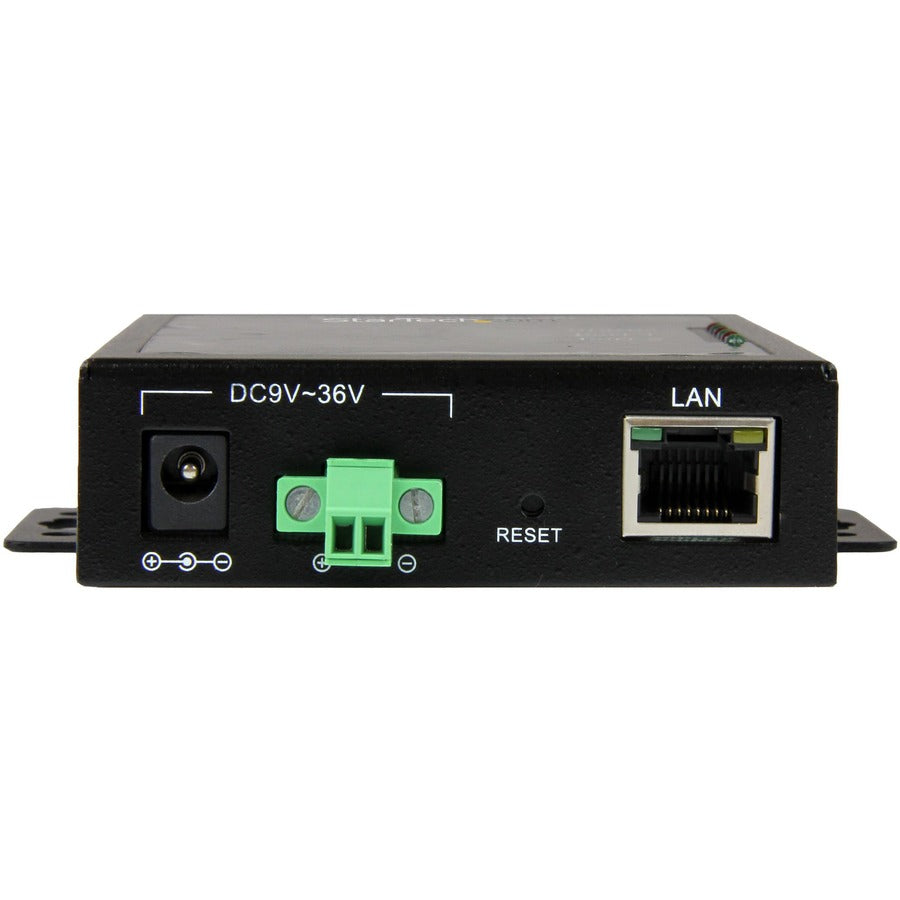 Serveur de périphériques Ethernet série vers IP à 2 ports StarTech.com - RS232 - Métal et montable - Serveur de périphériques série NETRS2322P