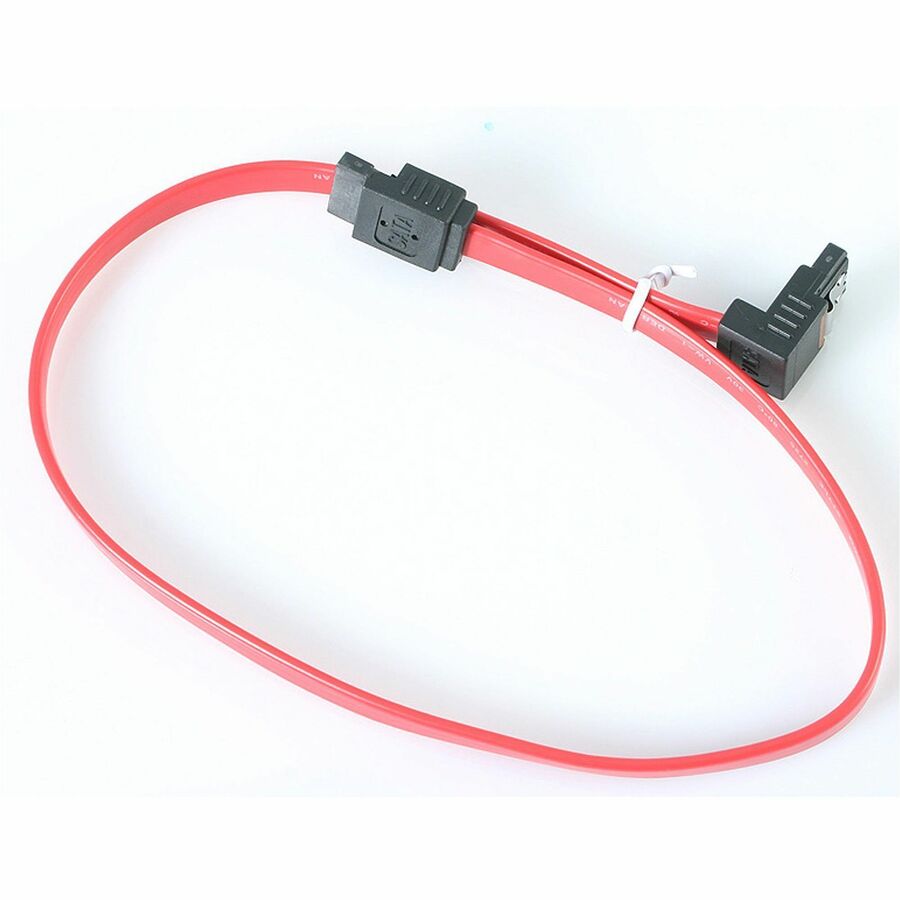 Câble SATA verrouillable vers SATA à angle droit de 45,7 cm StarTech.com LSATA18RA1