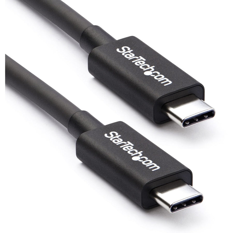 Câble Thunderbolt 3 StarTech.com de 2 m (6,6 pi), 20 Gbit/s, PD 100 W, vidéo 4K, certifié Thunderbolt, compatible avec TB4/USB 3.2/DisplayPort TBLT3MM2M