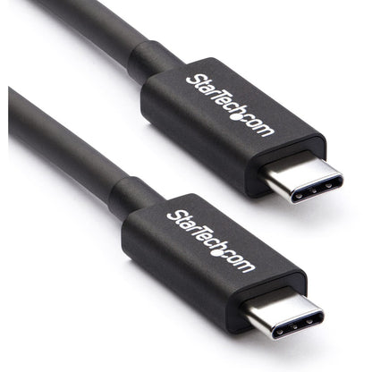 Câble Thunderbolt 3 StarTech.com de 2 m (6,6 pi), 20 Gbit/s, PD 100 W, vidéo 4K, certifié Thunderbolt, compatible avec TB4/USB 3.2/DisplayPort TBLT3MM2M