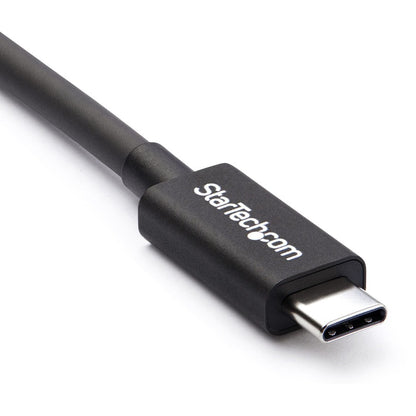 Câble Thunderbolt 3 StarTech.com de 2 m (6,6 pi), 20 Gbit/s, PD 100 W, vidéo 4K, certifié Thunderbolt, compatible avec TB4/USB 3.2/DisplayPort TBLT3MM2M