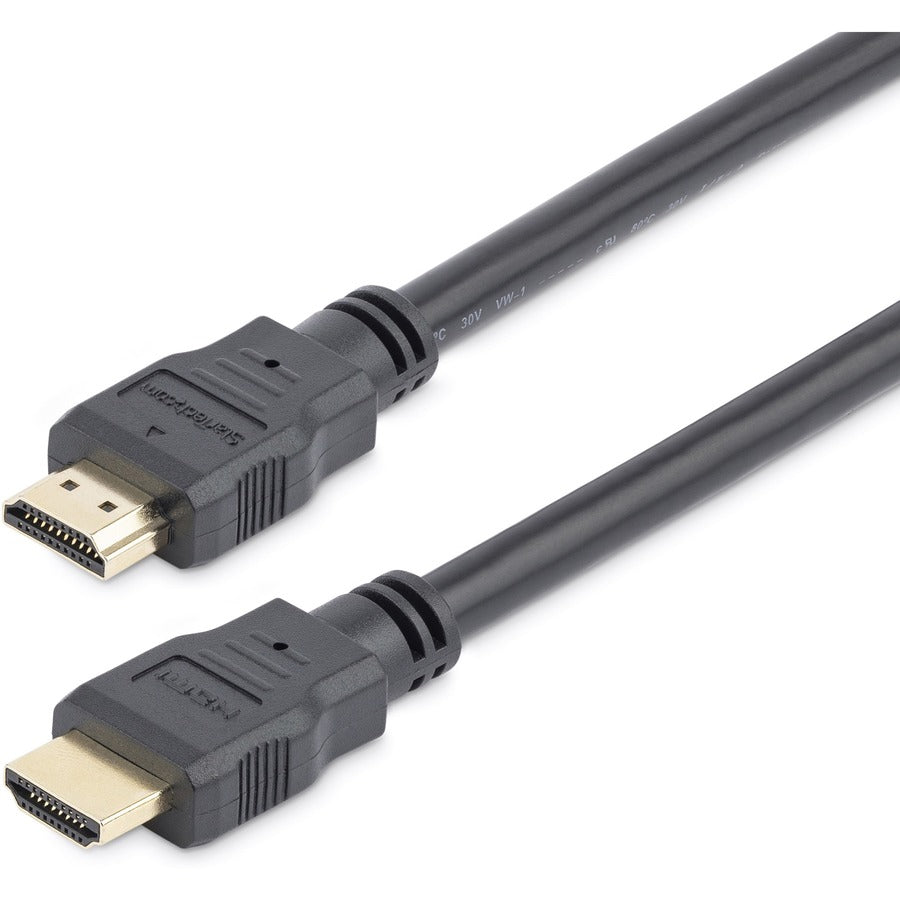Câble HDMI StarTech.com de 5 m, câble HDMI haute vitesse 4K avec Ethernet, câble vidéo Ultra HD 4K 30 Hz/HDMI 1.4, cordon de moniteur HDMI, noir HDMM5M