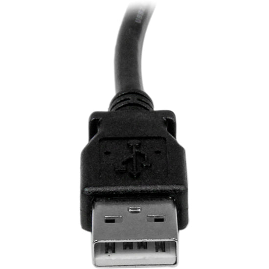 Câble USB 2.0 A vers B coudé vers la gauche de 1 m de StarTech.com - M/M USBAB1ML
