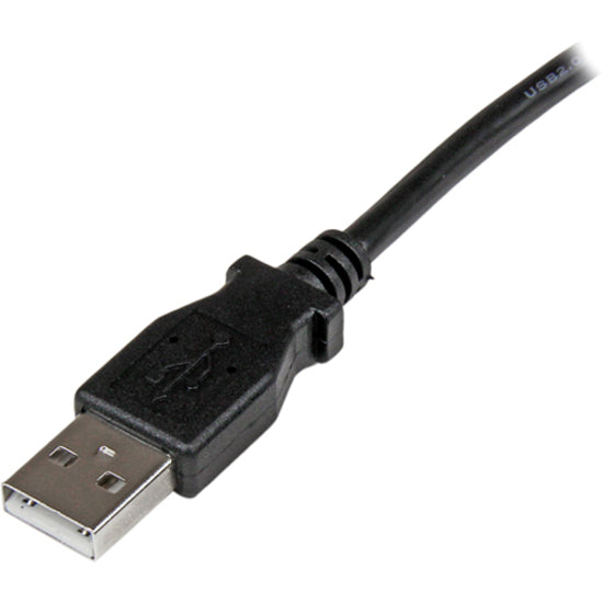 Câble USB 2.0 A vers B coudé vers la gauche de 1 m de StarTech.com - M/M USBAB1ML