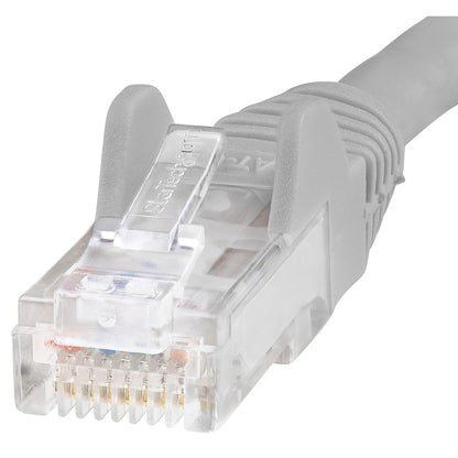 Câble Ethernet CAT6 StarTech.com de 0,6 m - Gris - Gigabit sans accroc - 100 W PoE UTP 650 MHz - Cordon de raccordement de catégorie 6 - Câblage certifié UL/TIA N6PATCH2GR