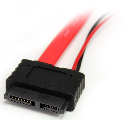 StarTech.com Adaptateur Slimline SATA vers SATA 12 pouces avec LP4 SLSATAF12
