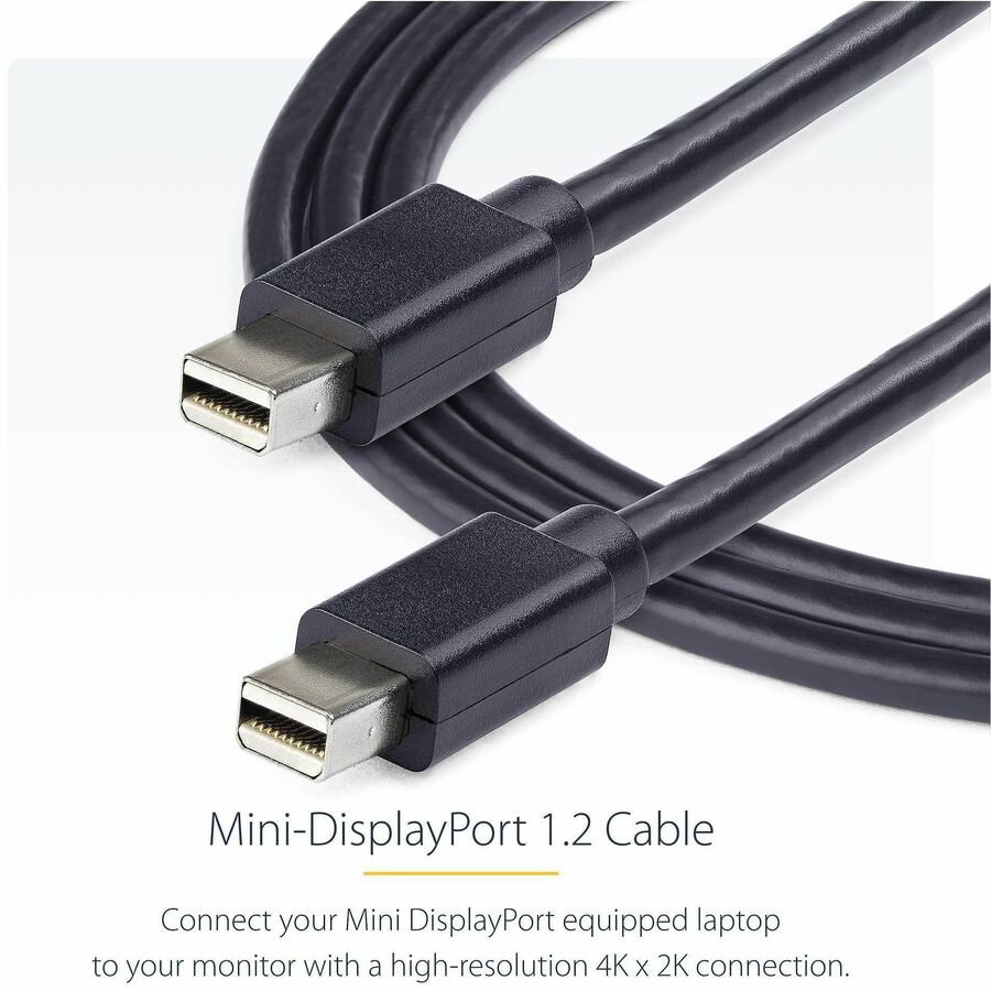 Câble Mini DisplayPort 1.2 M/M de 0,9 m de StarTech.com - Mini DisplayPort 4k MDISPLPORT3