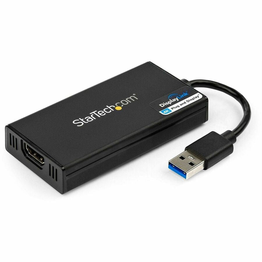 StarTech.com Adaptateur USB 3.0 vers HDMI, 4K 30 Hz UHD, adaptateur d'affichage USB vers HDMI, carte vidéo/graphique externe pour Mac et Windows USB32HD4K