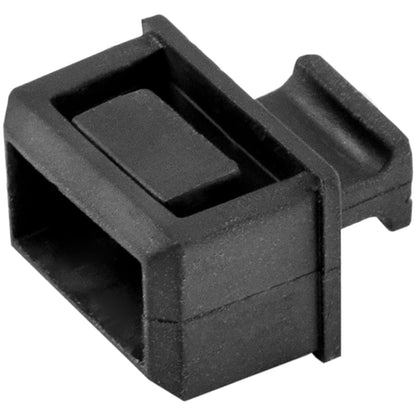 StarTech.com Lot de 10 caches anti-poussière SFP pour emplacements SFP/SFP+ ouverts - Capuchons/fiches anti-poussière pour fibre optique - Protection/cache de port de commutateur réseau à languette SFPCAP10