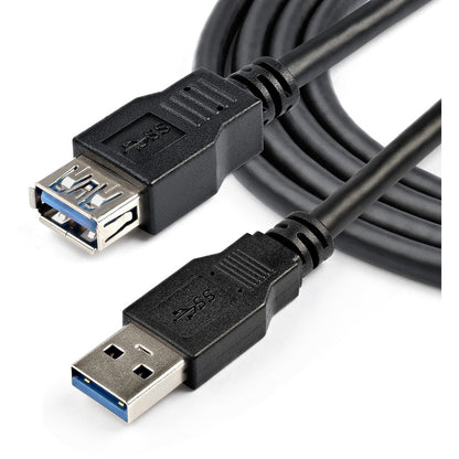 Câble d'extension USB 3.0 SuperSpeed ​​(5 Gbit/s) A vers A de 2 m - Noir - StarTech.com - M/F USB3SEXT2MBK