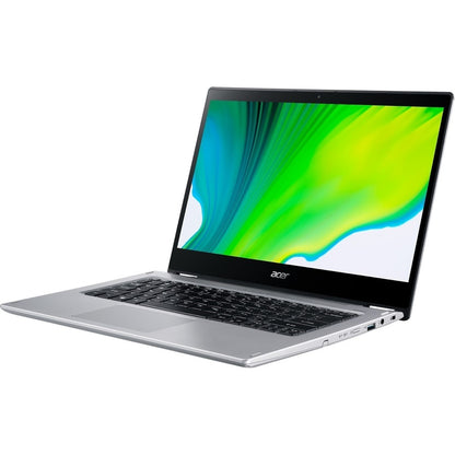 Acer Spin 3 SP314-54N SP314-54N-56SZ Ordinateur portable convertible 2 en 1 à écran tactile 14" - Full HD - Intel Core i5 10e génération i5-1035G4 - 8 Go - SSD 256 Go - Clavier anglais - Argent pur NX.HQ7AA.00D