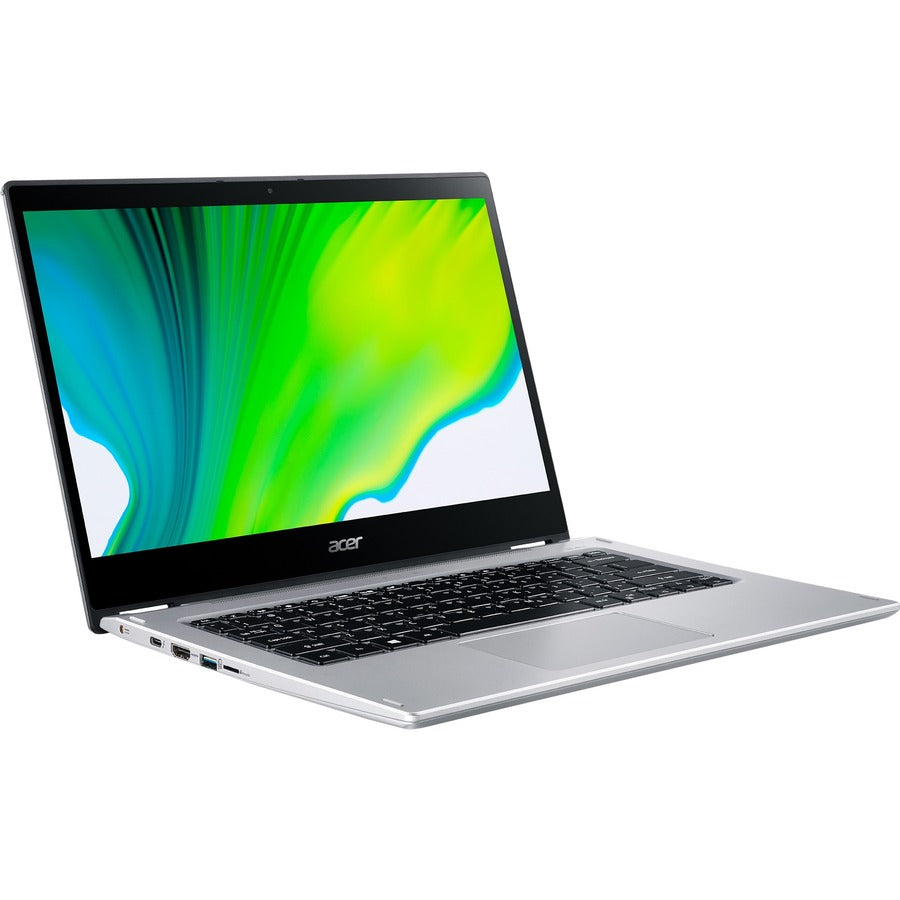 Acer Spin 3 SP314-54N SP314-54N-56SZ Ordinateur portable convertible 2 en 1 à écran tactile 14" - Full HD - Intel Core i5 10e génération i5-1035G4 - 8 Go - SSD 256 Go - Clavier anglais - Argent pur NX.HQ7AA.00D