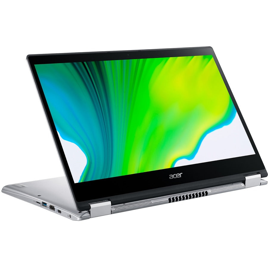 Acer Spin 3 SP314-54N SP314-54N-56SZ Ordinateur portable convertible 2 en 1 à écran tactile 14" - Full HD - Intel Core i5 10e génération i5-1035G4 - 8 Go - SSD 256 Go - Clavier anglais - Argent pur NX.HQ7AA.00D