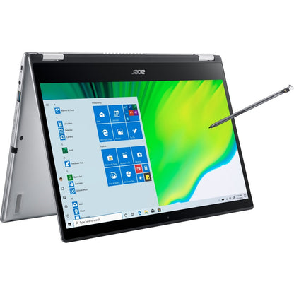 Acer Spin 3 SP314-54N SP314-54N-56SZ Ordinateur portable convertible 2 en 1 à écran tactile 14" - Full HD - Intel Core i5 10e génération i5-1035G4 - 8 Go - SSD 256 Go - Clavier anglais - Argent pur NX.HQ7AA.00D